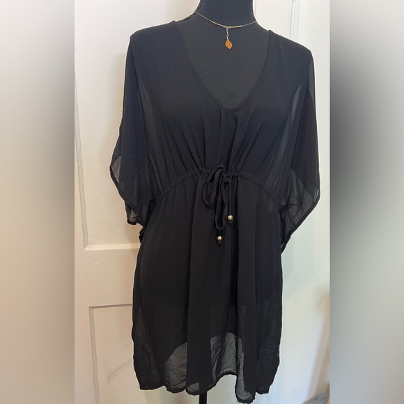 #276 Merona Black cover up - Picture 4 of 6